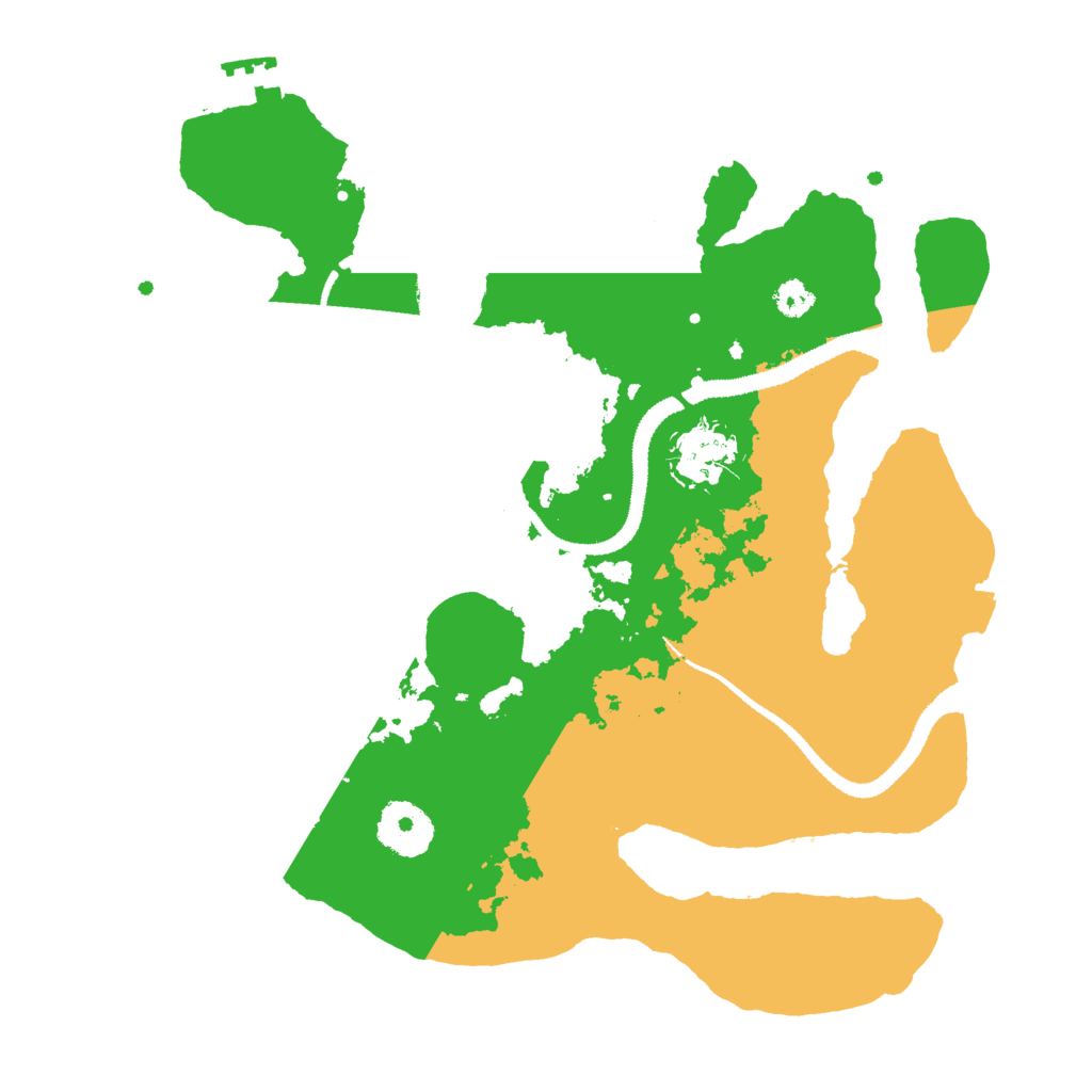 Biome Rust Map: Procedural Map, Size: 3000, Seed: 596547789