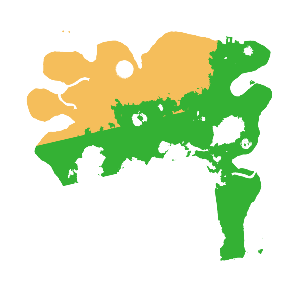 Biome Rust Map: Procedural Map, Size: 3000, Seed: 1086552817