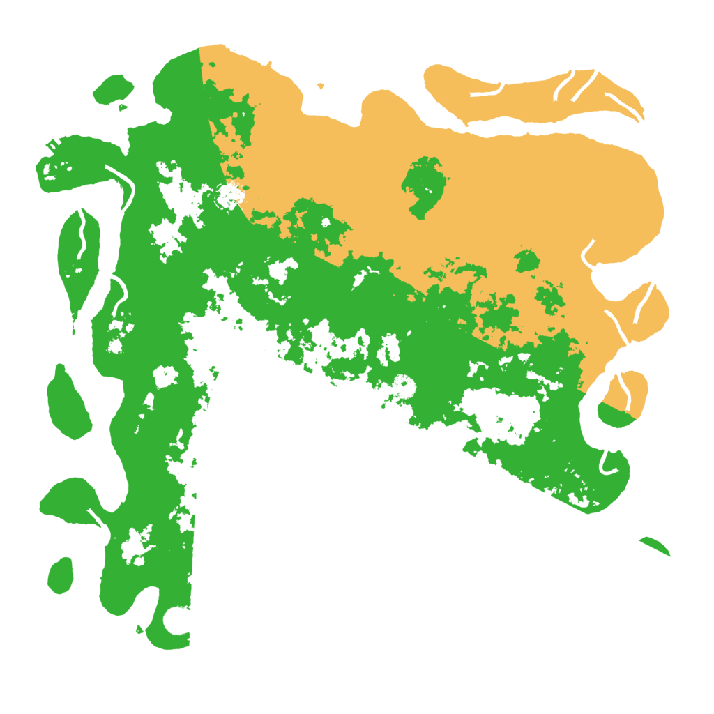 Biome Rust Map: Procedural Map, Size: 4500, Seed: 688978354