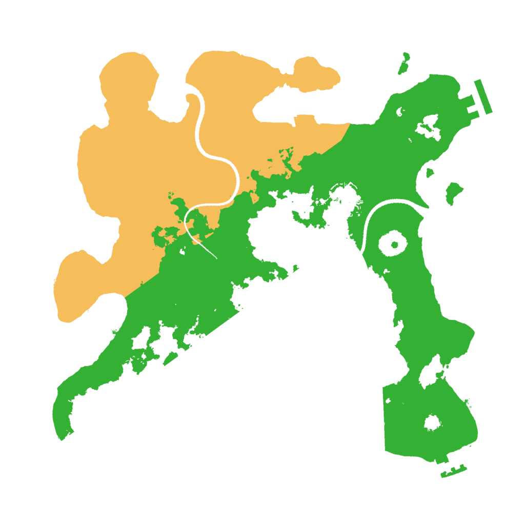 Biome Rust Map: Procedural Map, Size: 3000, Seed: 1523920713
