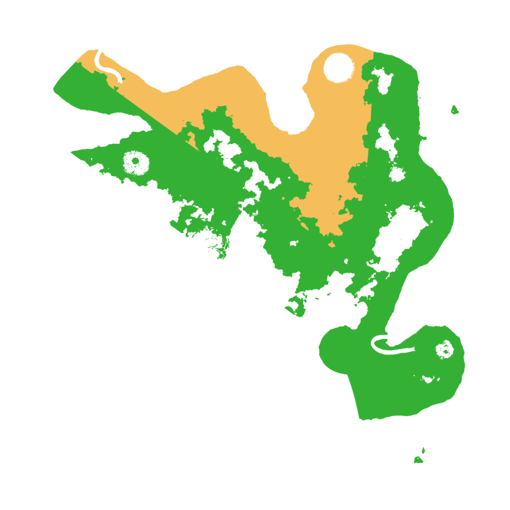 Biome Rust Map: Procedural Map, Size: 3000, Seed: 2447158