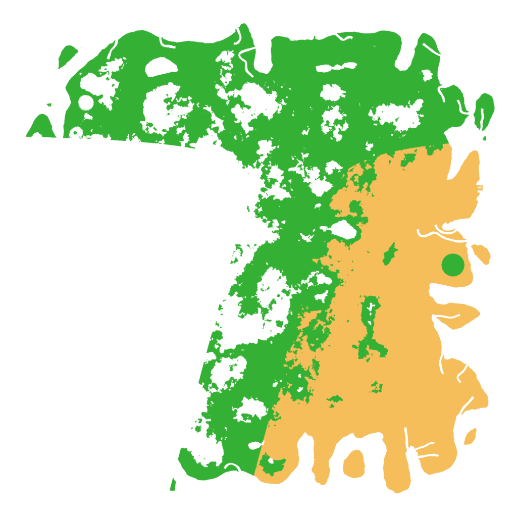 Biome Rust Map: Procedural Map, Size: 6000, Seed: 1199216030