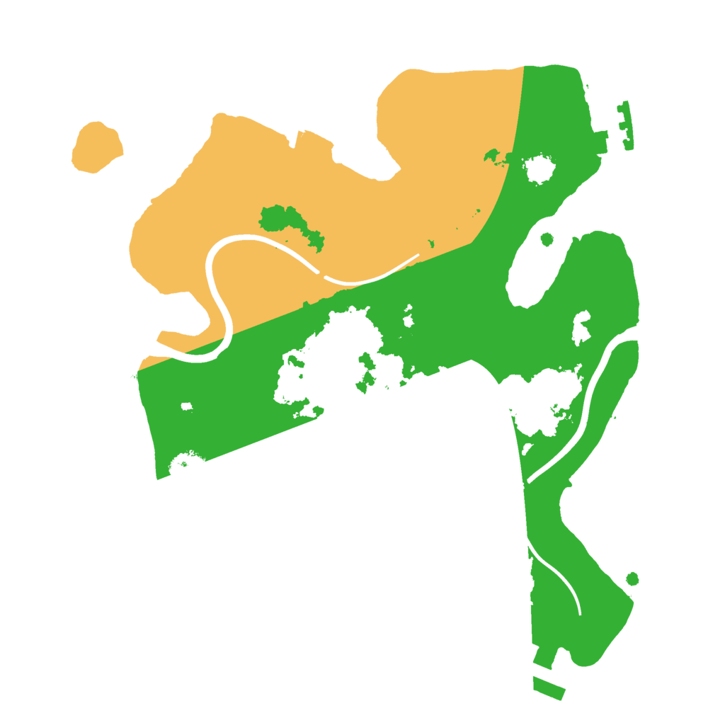 Biome Rust Map: Procedural Map, Size: 2250, Seed: 5191