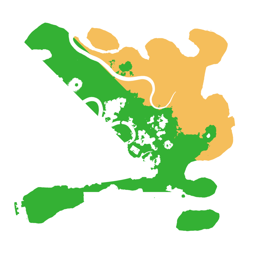 Biome Rust Map: Procedural Map, Size: 3000, Seed: 2453