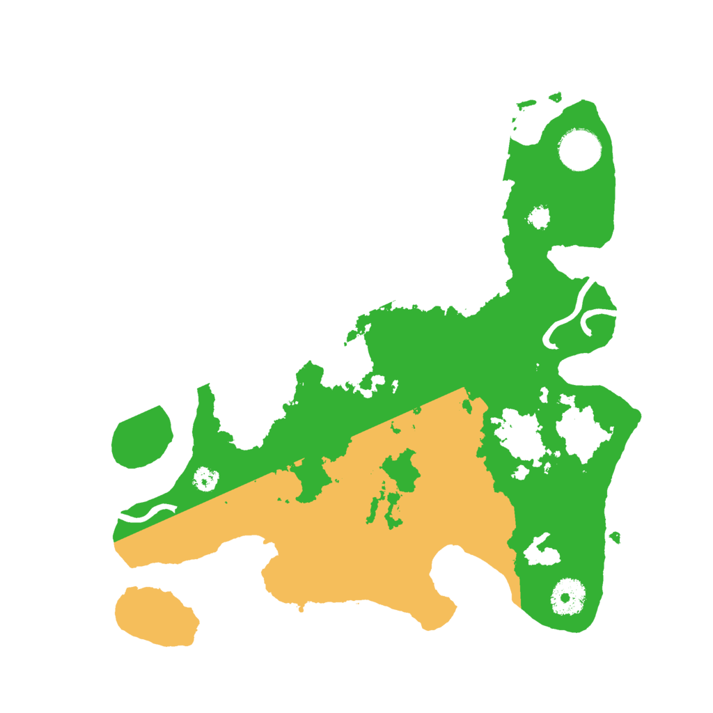 Biome Rust Map: Procedural Map, Size: 3000, Seed: 735262623