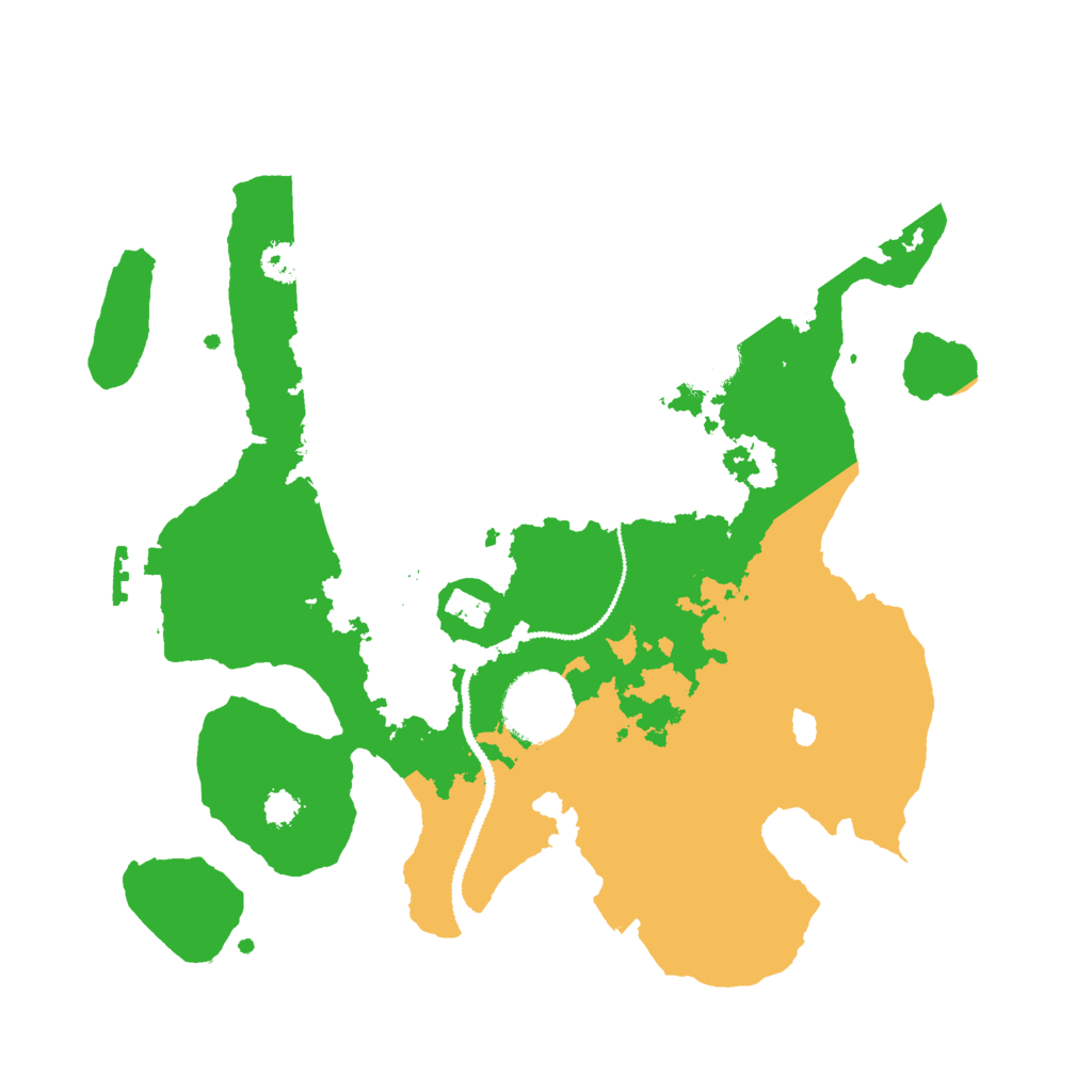 Biome Rust Map: Procedural Map, Size: 2800, Seed: 2938