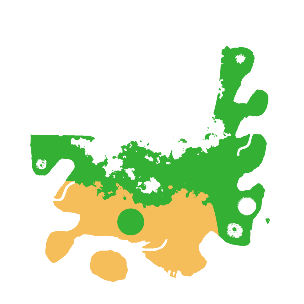 Biome Rust Map: Procedural Map, Size: 3000, Seed: 52431405