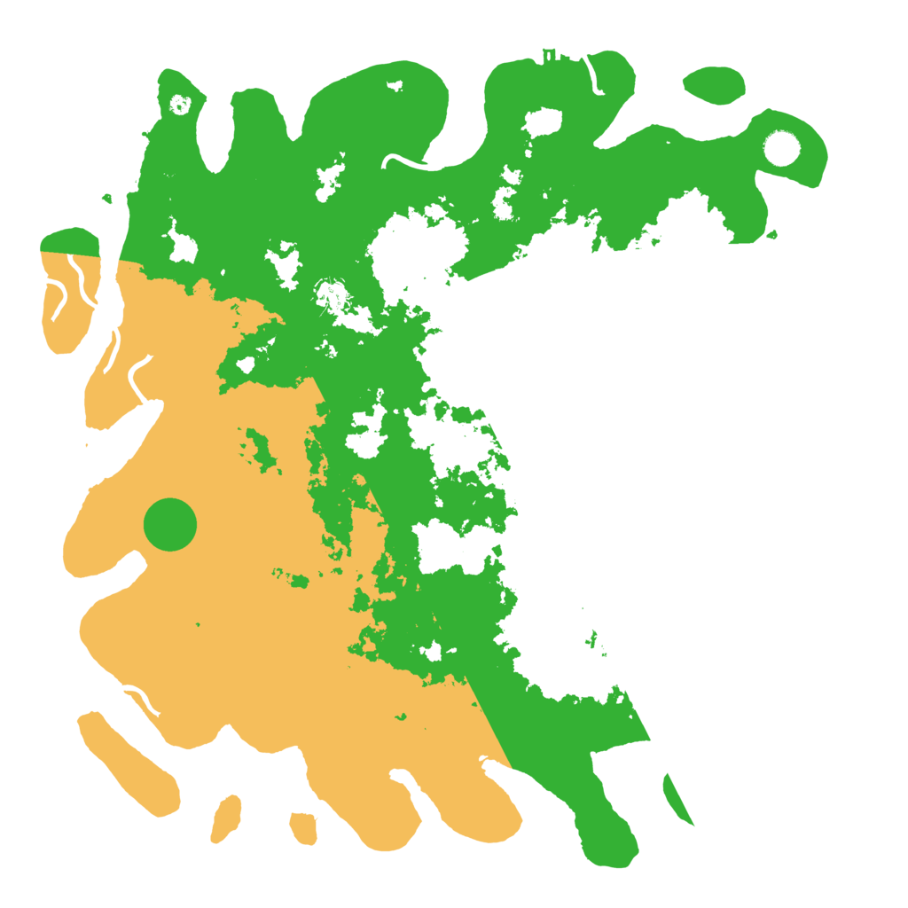 Biome Rust Map: Procedural Map, Size: 4500, Seed: 22089952