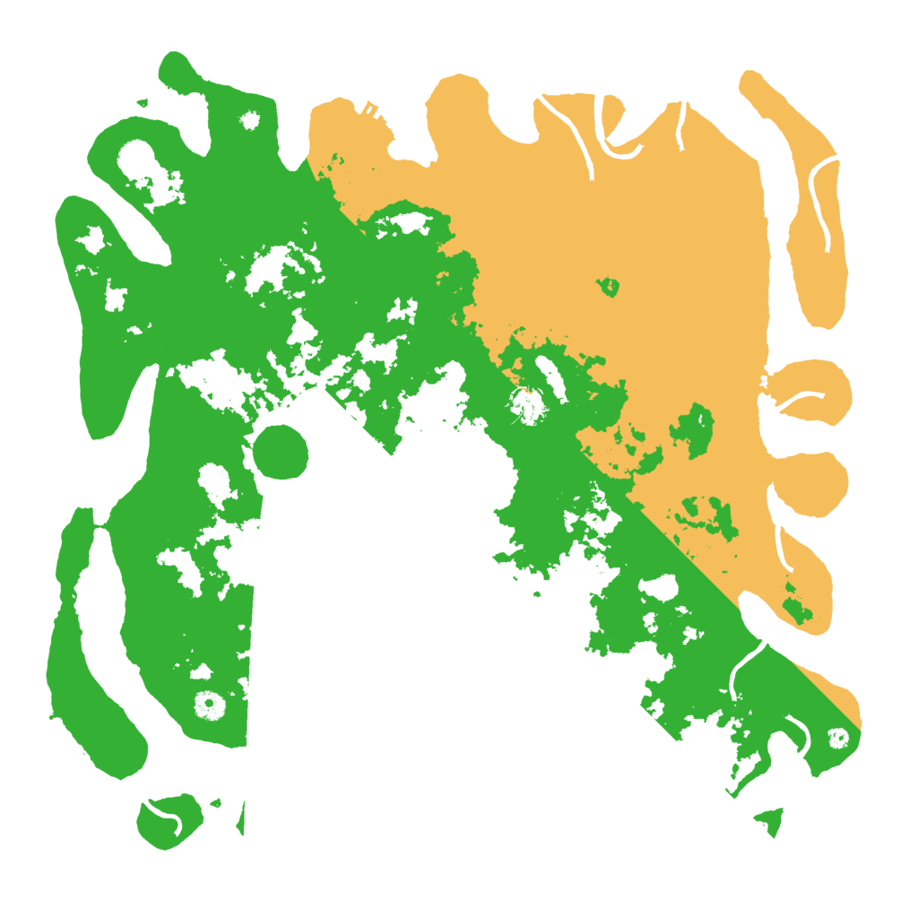 Biome Rust Map: Procedural Map, Size: 4500, Seed: 645231