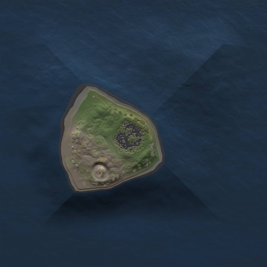 Rust Map: Procedural Map, Size: 1000, Seed: 15284, 3 Monuments