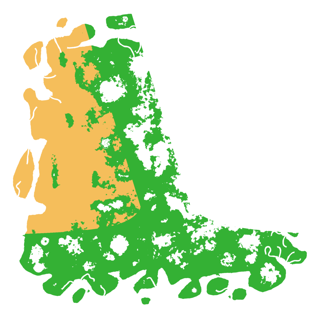 Biome Rust Map: Procedural Map, Size: 6000, Seed: 96027963