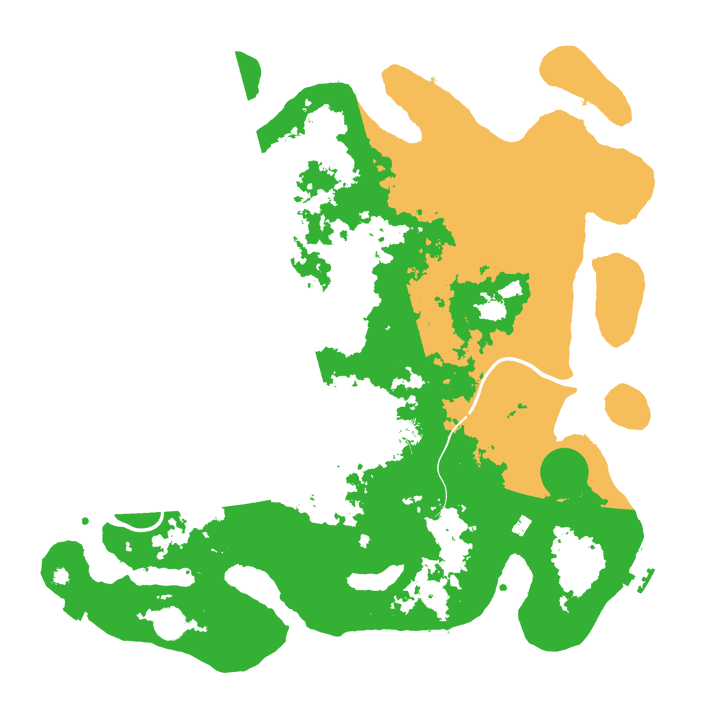 Biome Rust Map: Procedural Map, Size: 3850, Seed: 2046757093
