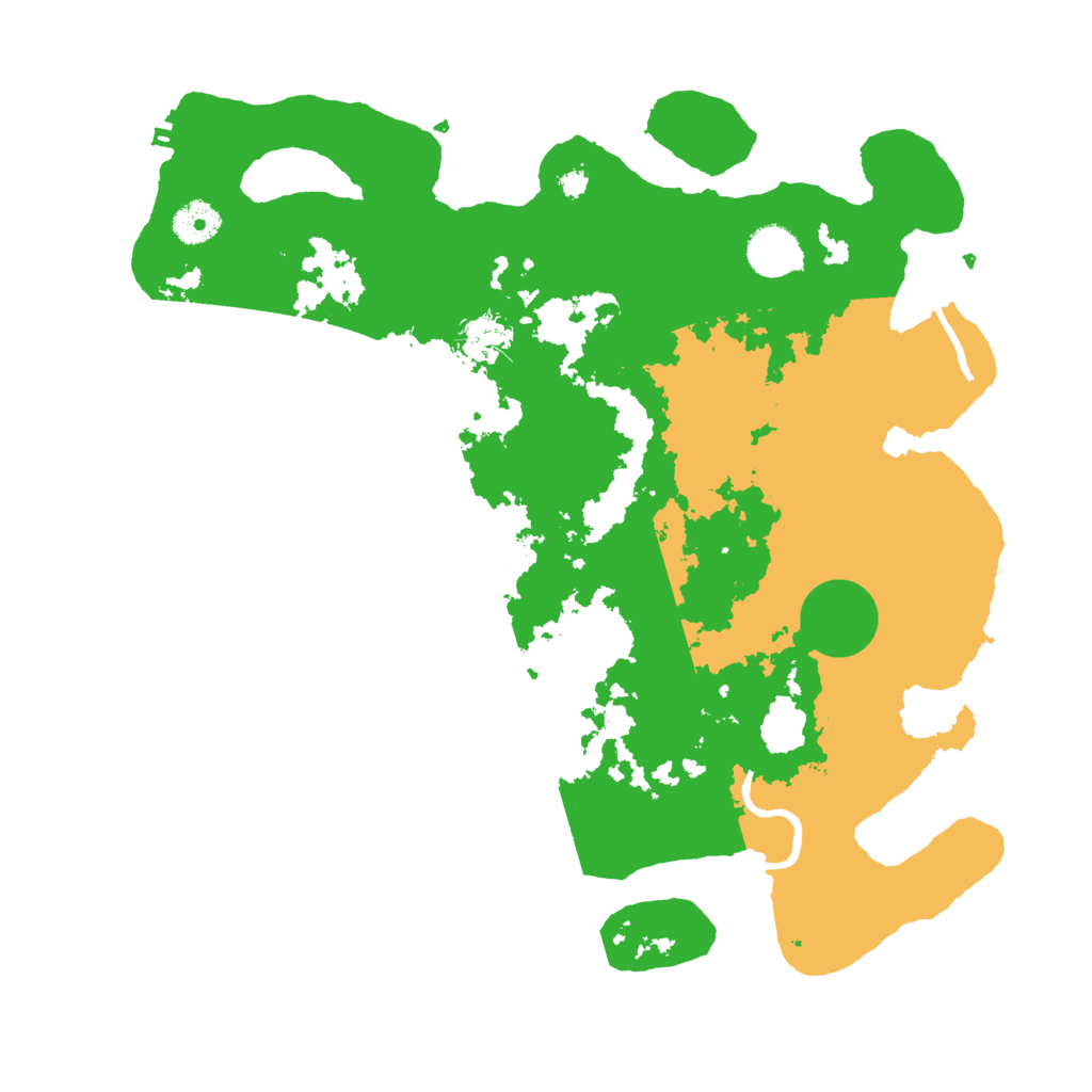 Biome Rust Map: Procedural Map, Size: 3700, Seed: 936057336