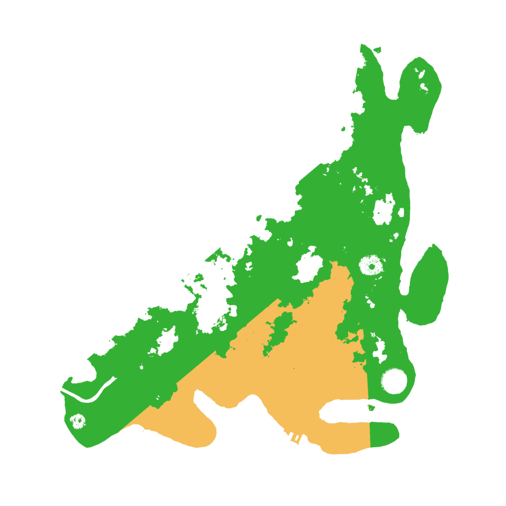 Biome Rust Map: Procedural Map, Size: 3500, Seed: 1391657832