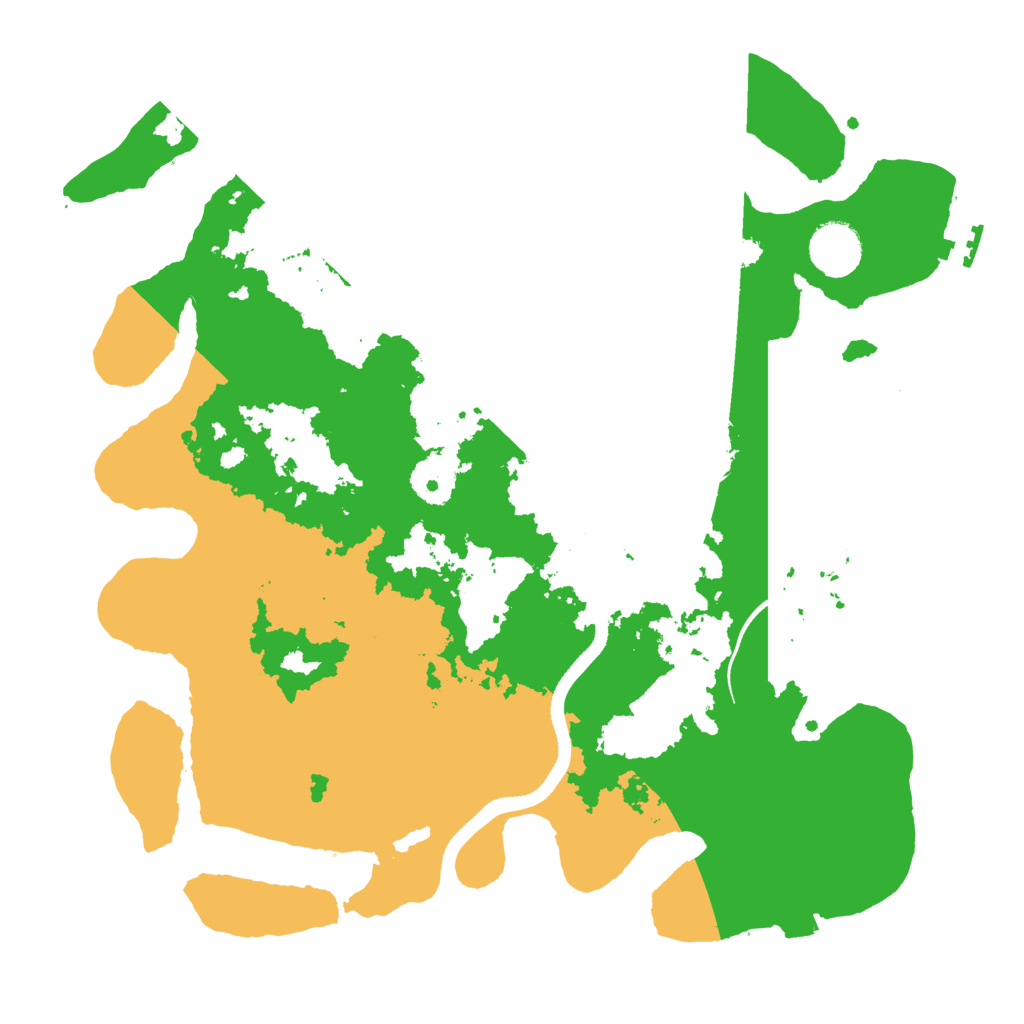 Biome Rust Map: Procedural Map, Size: 3500, Seed: 188571