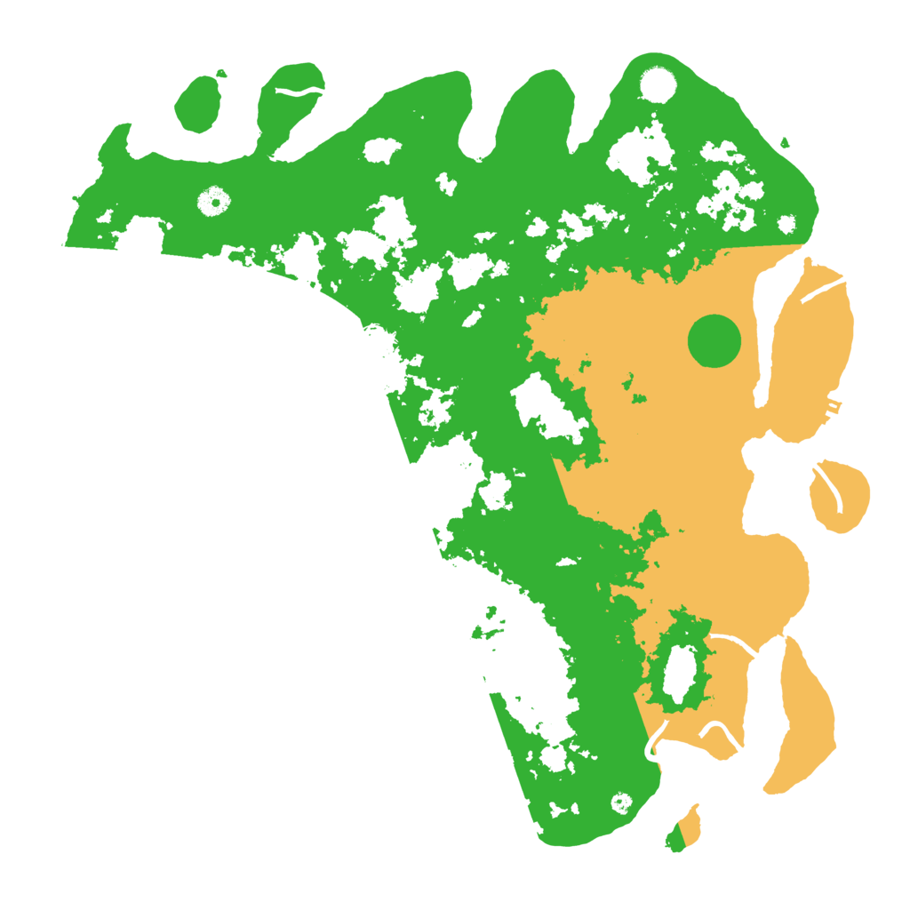 Biome Rust Map: Procedural Map, Size: 4500, Seed: 130396096