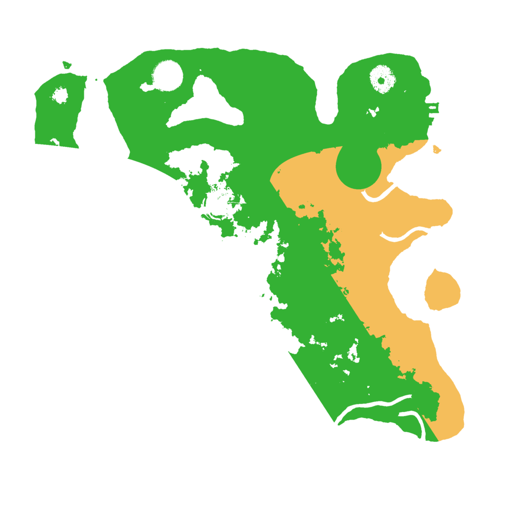 Biome Rust Map: Procedural Map, Size: 3000, Seed: 44456