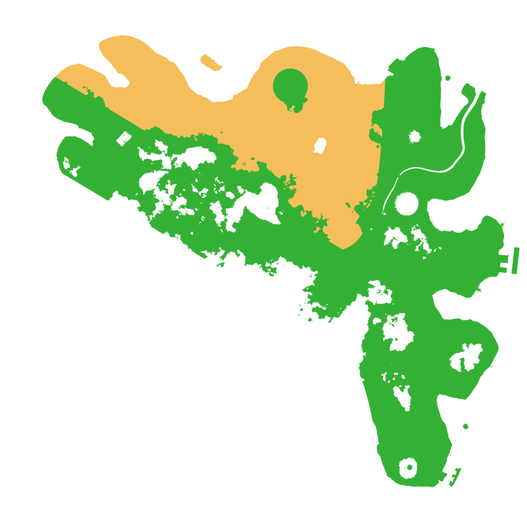 Biome Rust Map: Procedural Map, Size: 4000, Seed: 2307