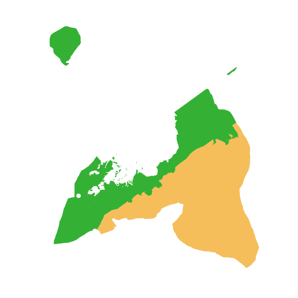 Biome Rust Map: Procedural Map, Size: 2000, Seed: 5671