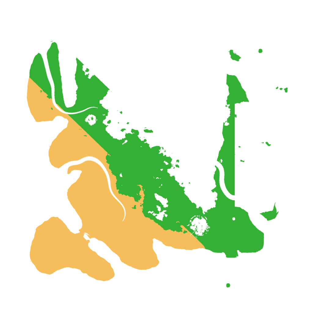 Biome Rust Map: Procedural Map, Size: 3000, Seed: 324534
