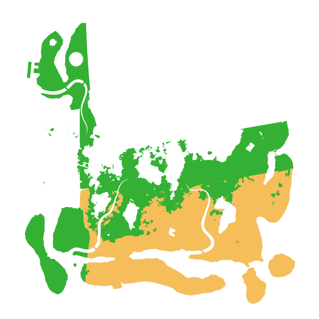 Biome Rust Map: Procedural Map, Size: 4000, Seed: 1170019162