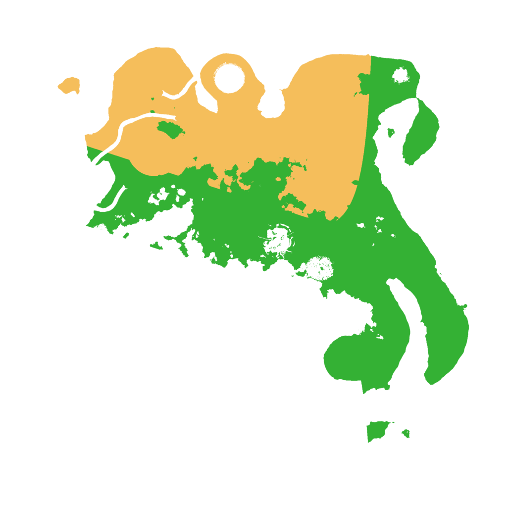 Biome Rust Map: Procedural Map, Size: 3000, Seed: 1152890432