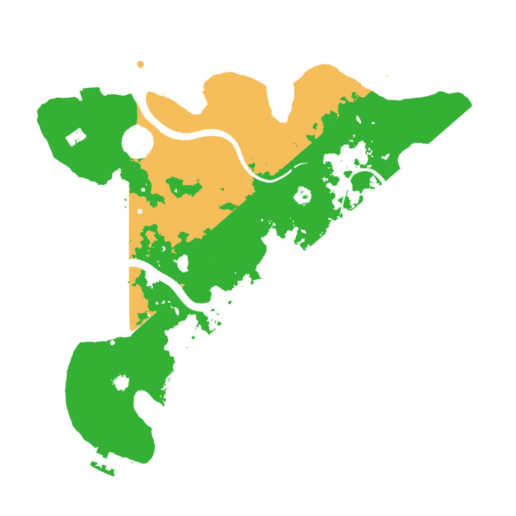 Biome Rust Map: Procedural Map, Size: 3000, Seed: 17007