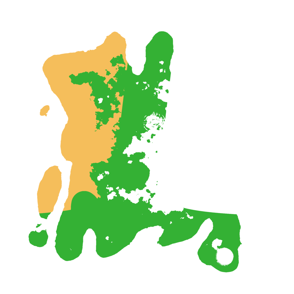 Biome Rust Map: Barren, Size: 3000, Seed: 1019467017