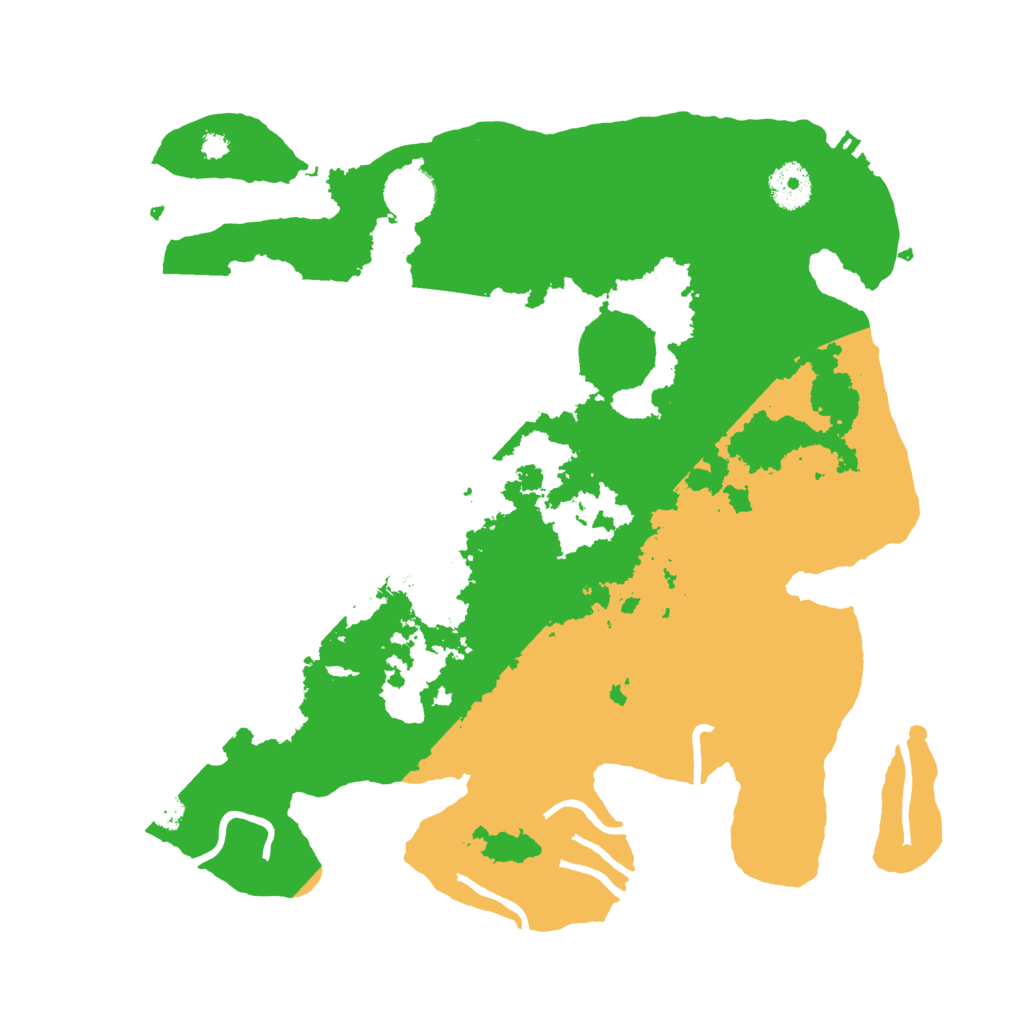 Biome Rust Map: Procedural Map, Size: 3500, Seed: 34300837