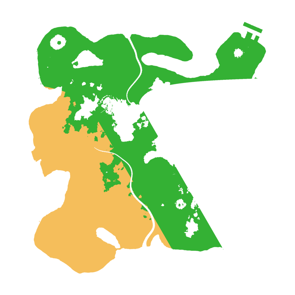 Biome Rust Map: Procedural Map, Size: 3000, Seed: 320291393