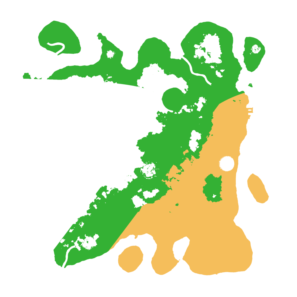Biome Rust Map: Procedural Map, Size: 3500, Seed: 1439260627