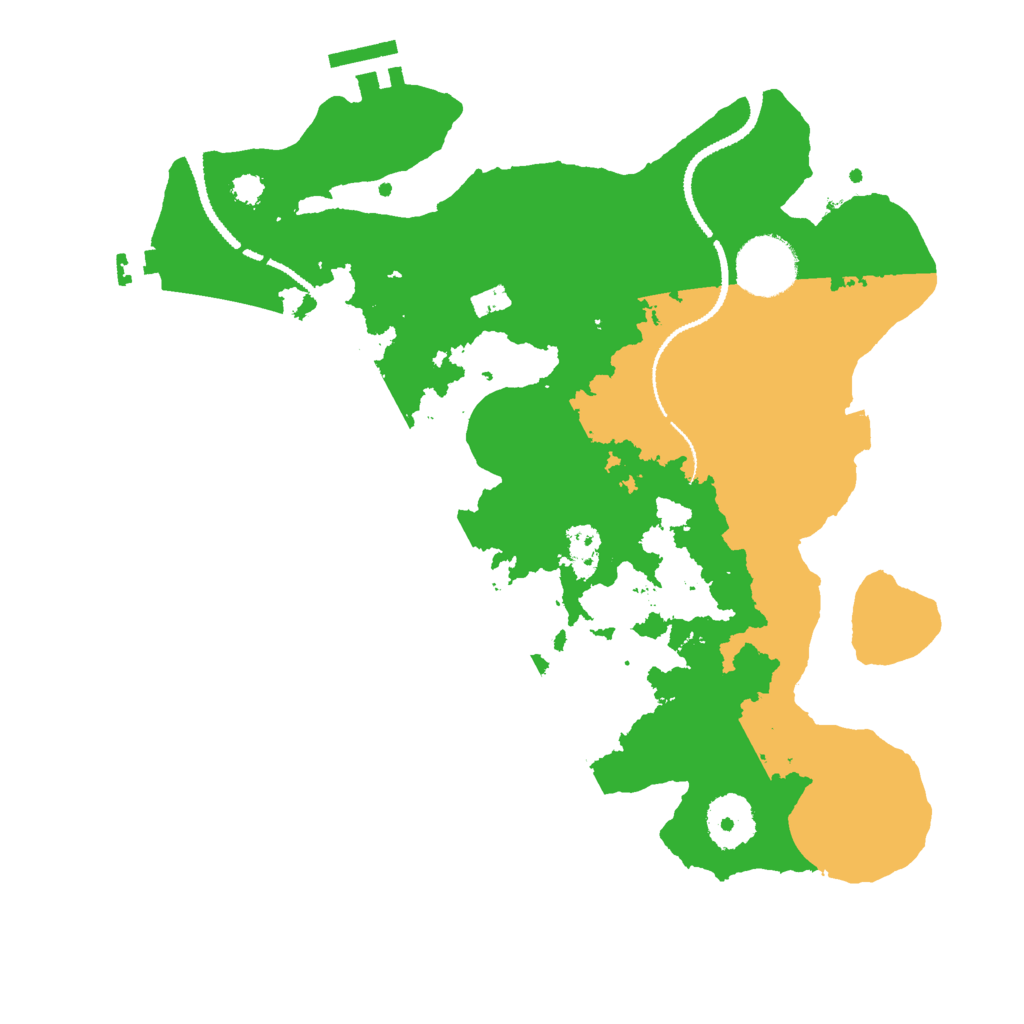 Biome Rust Map: Procedural Map, Size: 3000, Seed: 3146
