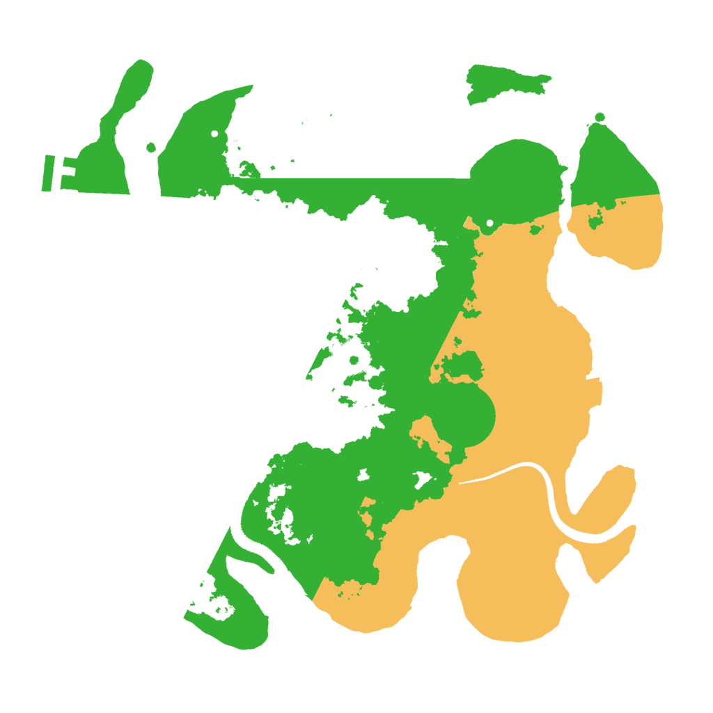 Biome Rust Map: Procedural Map, Size: 3000, Seed: 20136