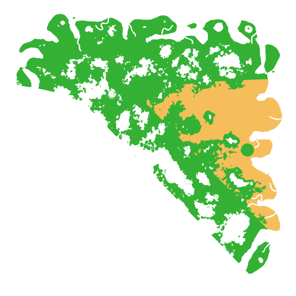 Biome Rust Map: Procedural Map, Size: 6000, Seed: 1885848280