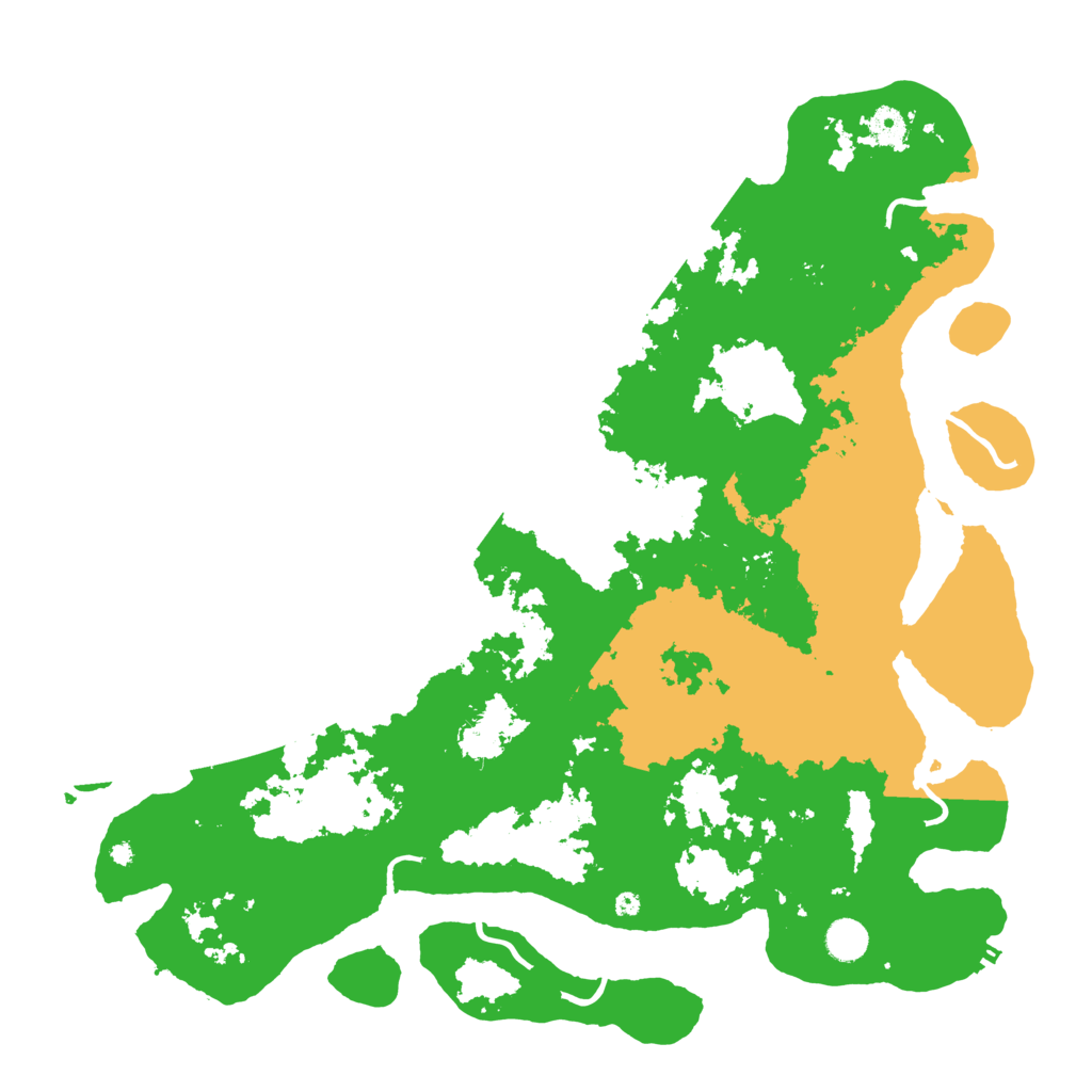 Biome Rust Map: Procedural Map, Size: 4500, Seed: 4949566