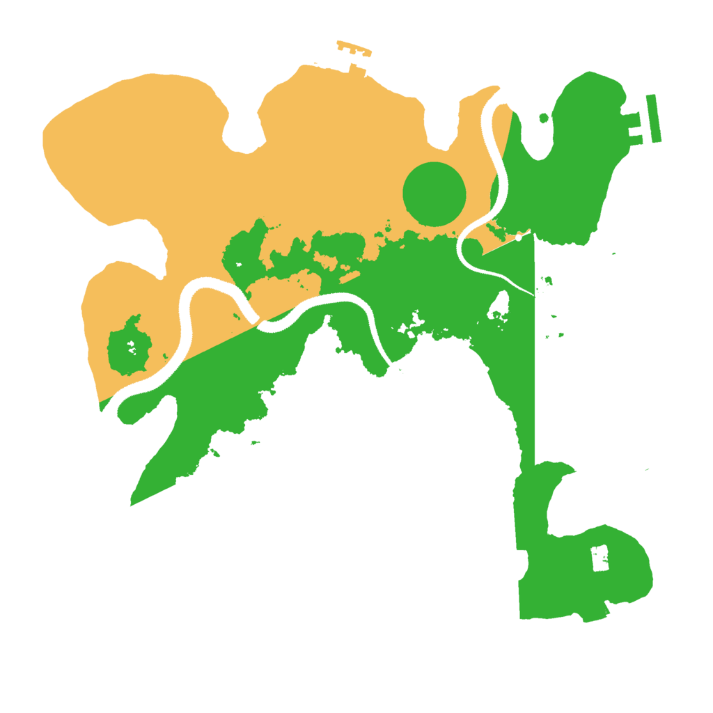 Biome Rust Map: Procedural Map, Size: 3000, Seed: 65439786