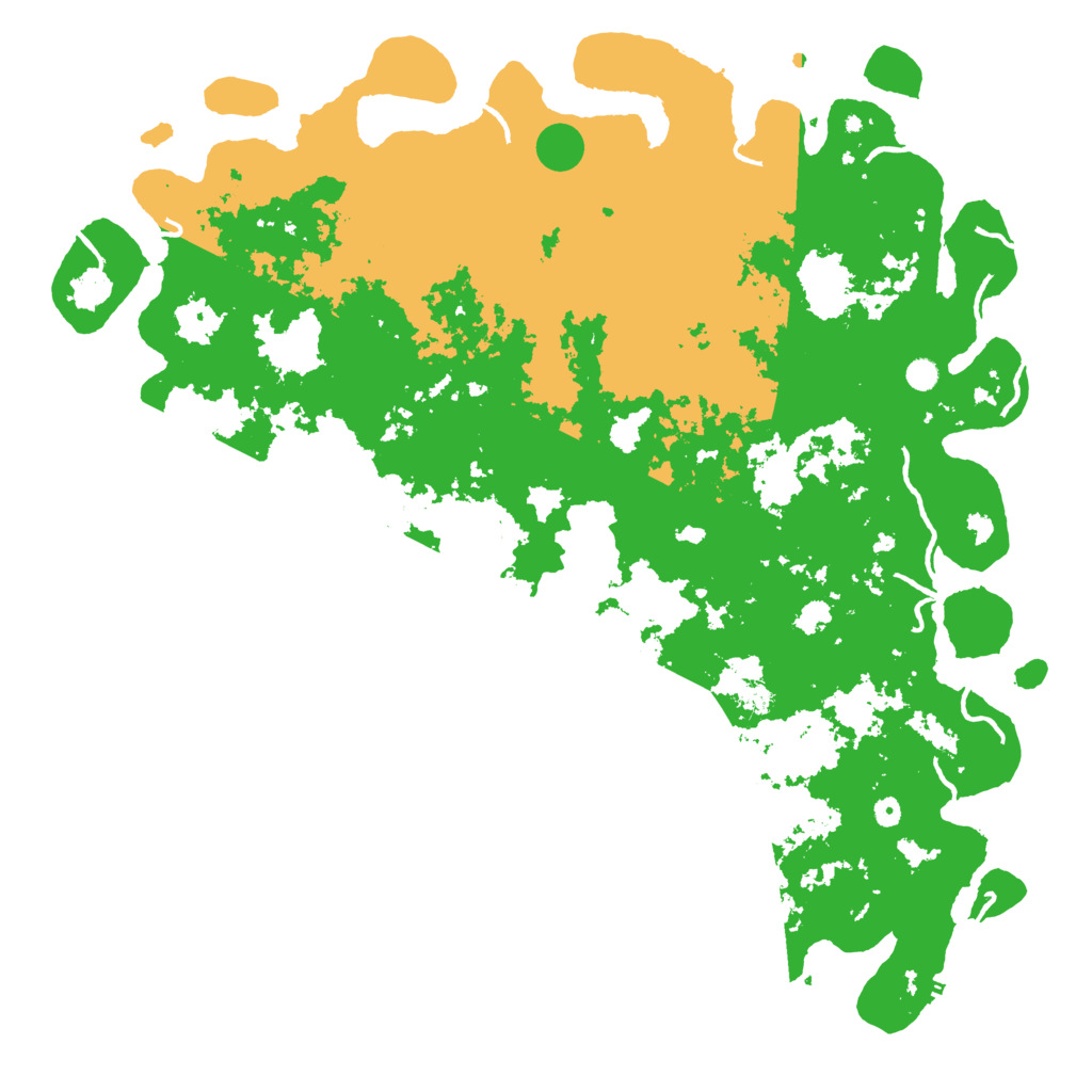 Biome Rust Map: Procedural Map, Size: 6000, Seed: 68925971