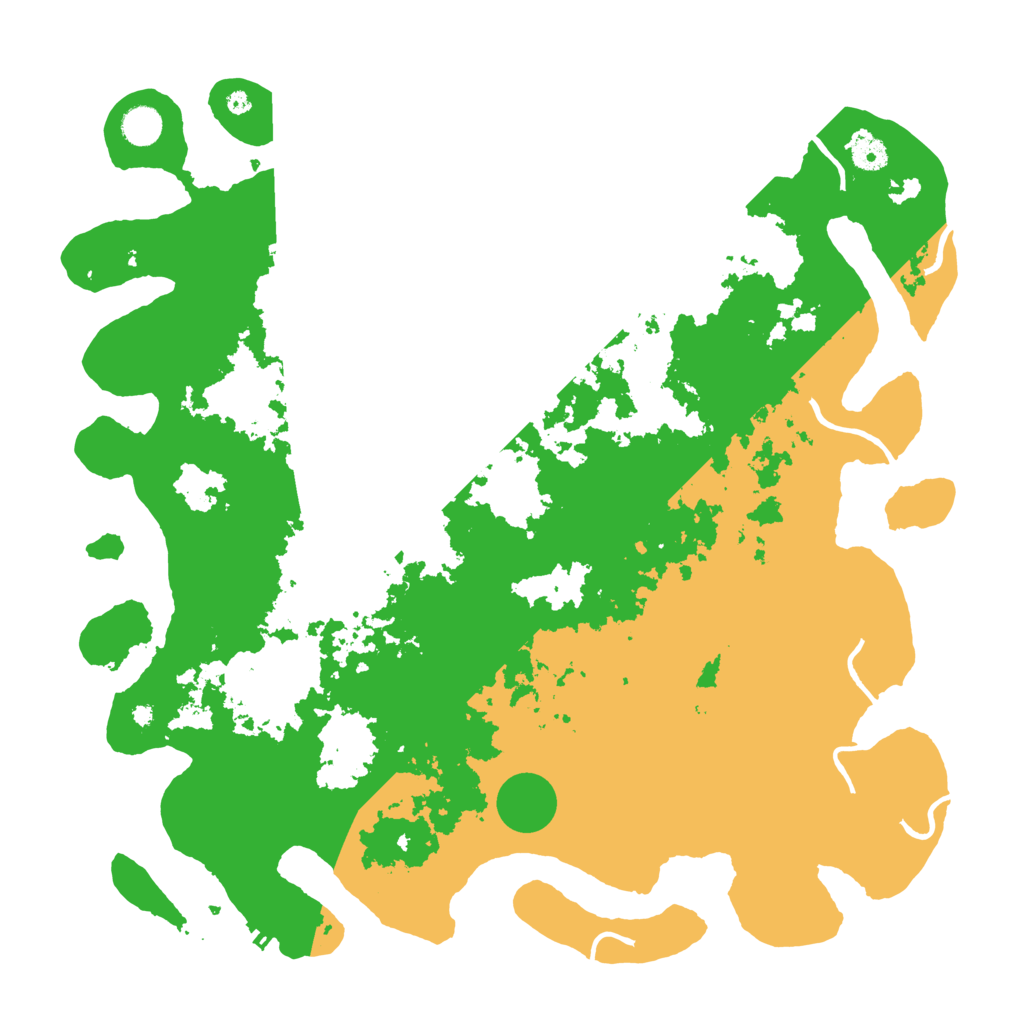Biome Rust Map: Procedural Map, Size: 4500, Seed: 100504