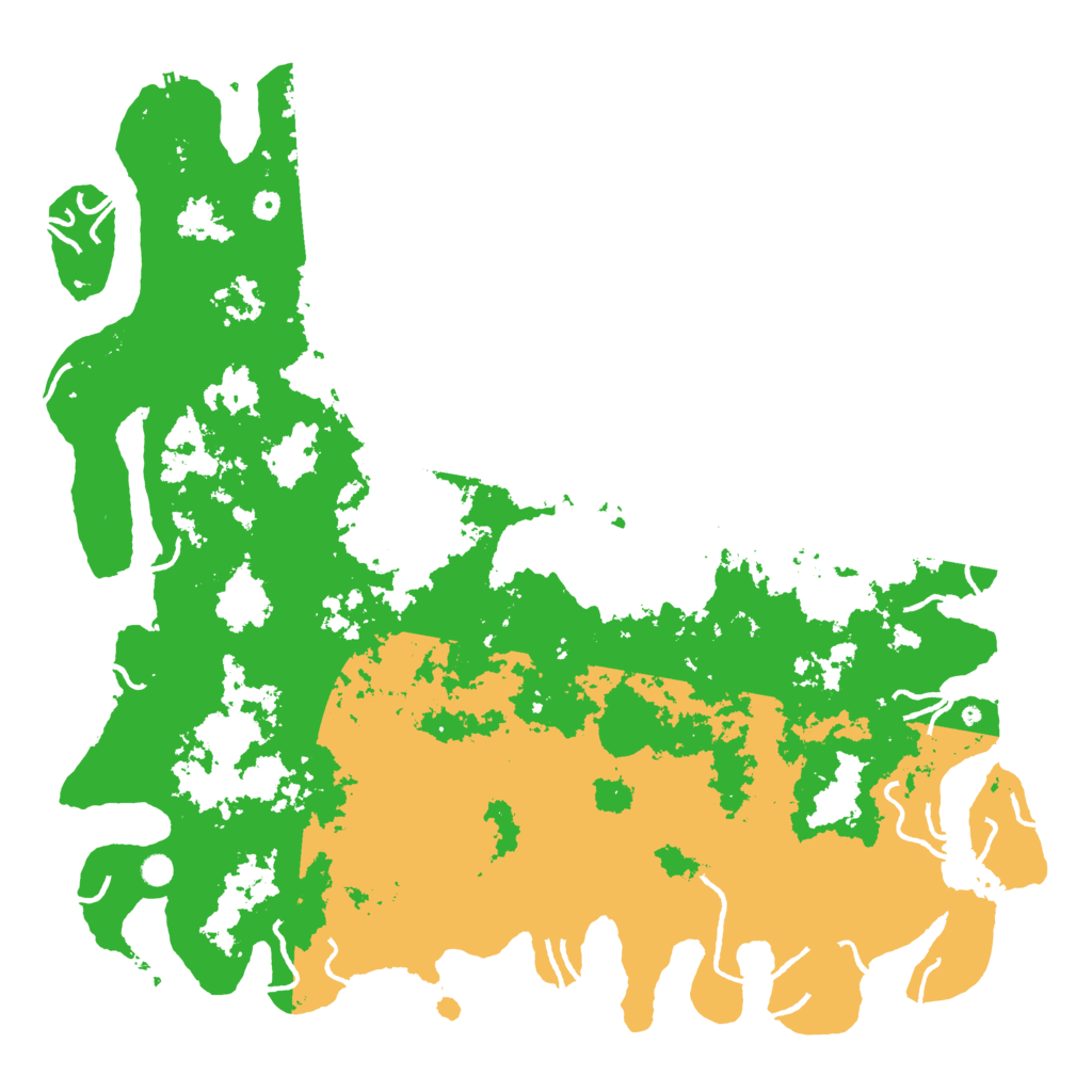 Biome Rust Map: Procedural Map, Size: 6000, Seed: 500102