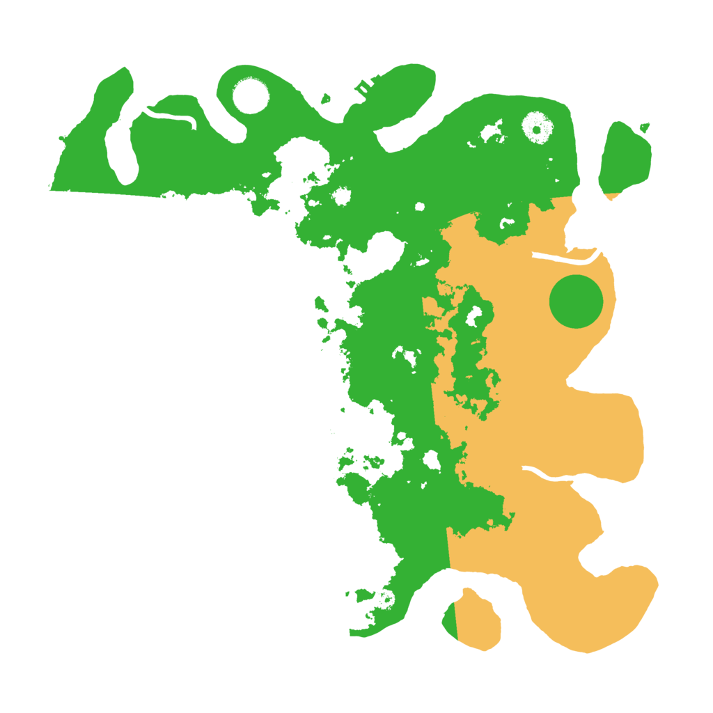 Biome Rust Map: Procedural Map, Size: 3500, Seed: 3943893