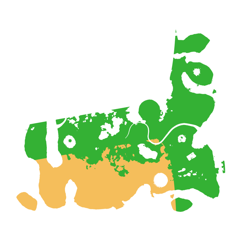 Biome Rust Map: Procedural Map, Size: 3000, Seed: 2445385