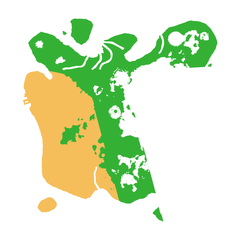 Biome Rust Map: Procedural Map, Size: 3000, Seed: 23558