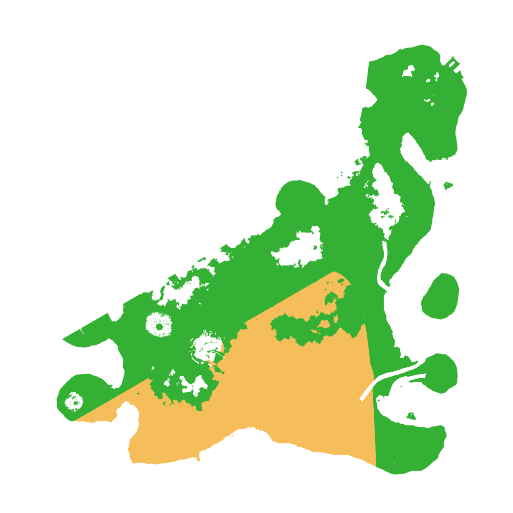 Biome Rust Map: Procedural Map, Size: 3000, Seed: 541199545