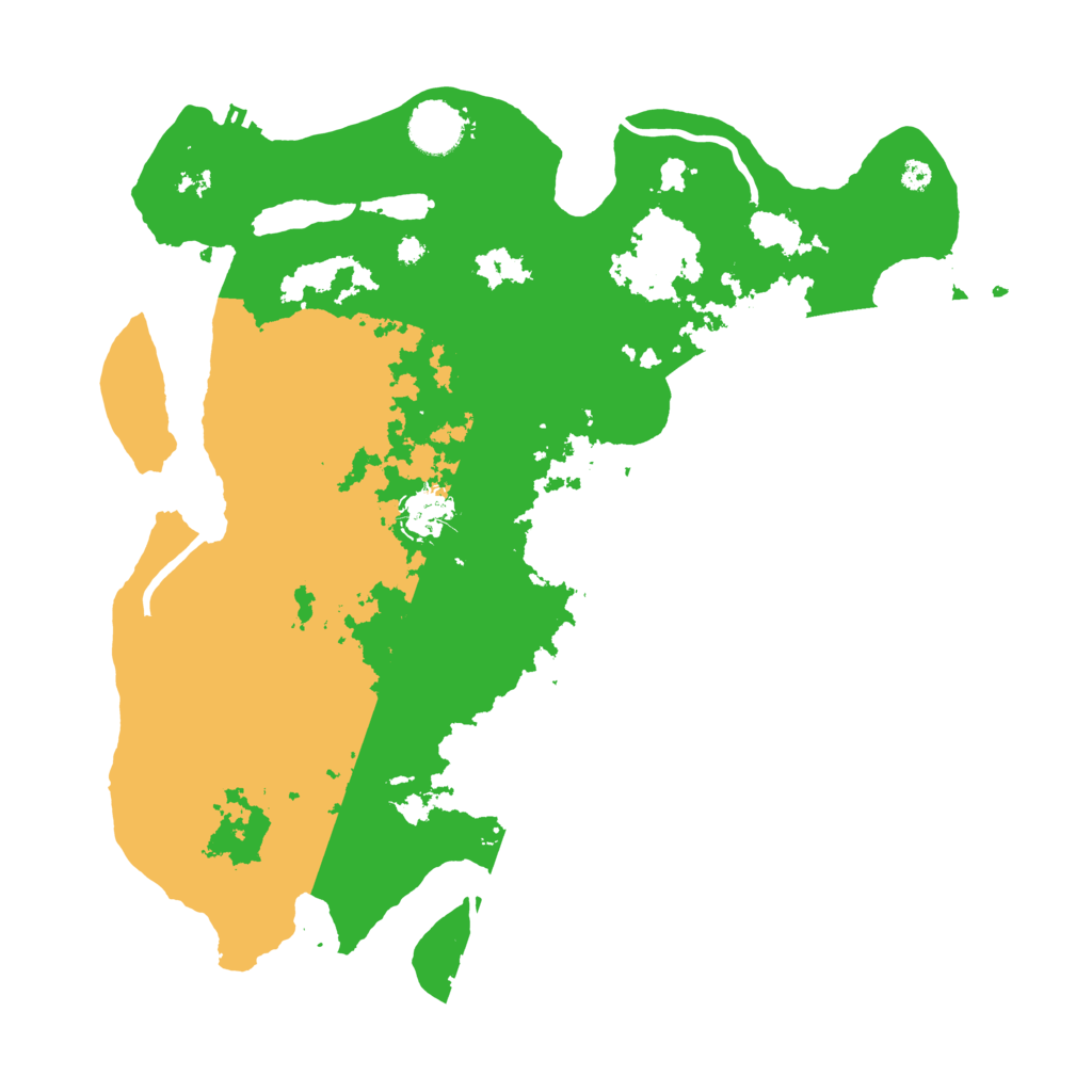 Biome Rust Map: Procedural Map, Size: 3700, Seed: 177