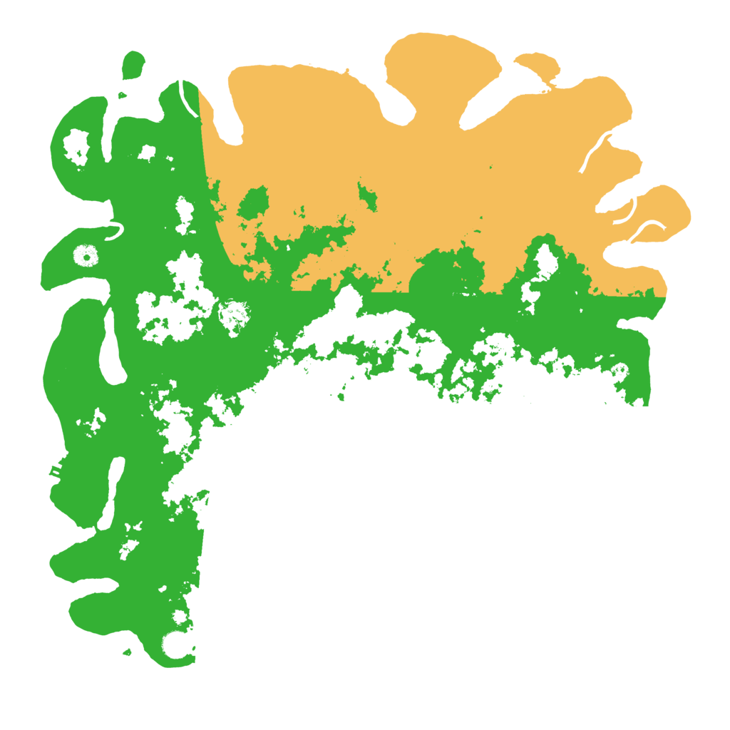 Biome Rust Map: Procedural Map, Size: 4600, Seed: 3570