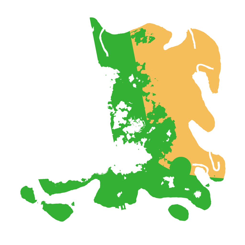 Biome Rust Map: Procedural Map, Size: 3200, Seed: 834344961