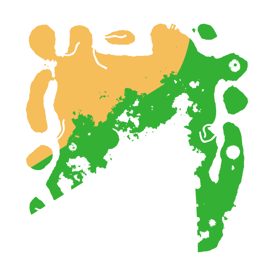 Biome Rust Map: Procedural Map, Size: 3500, Seed: 44299