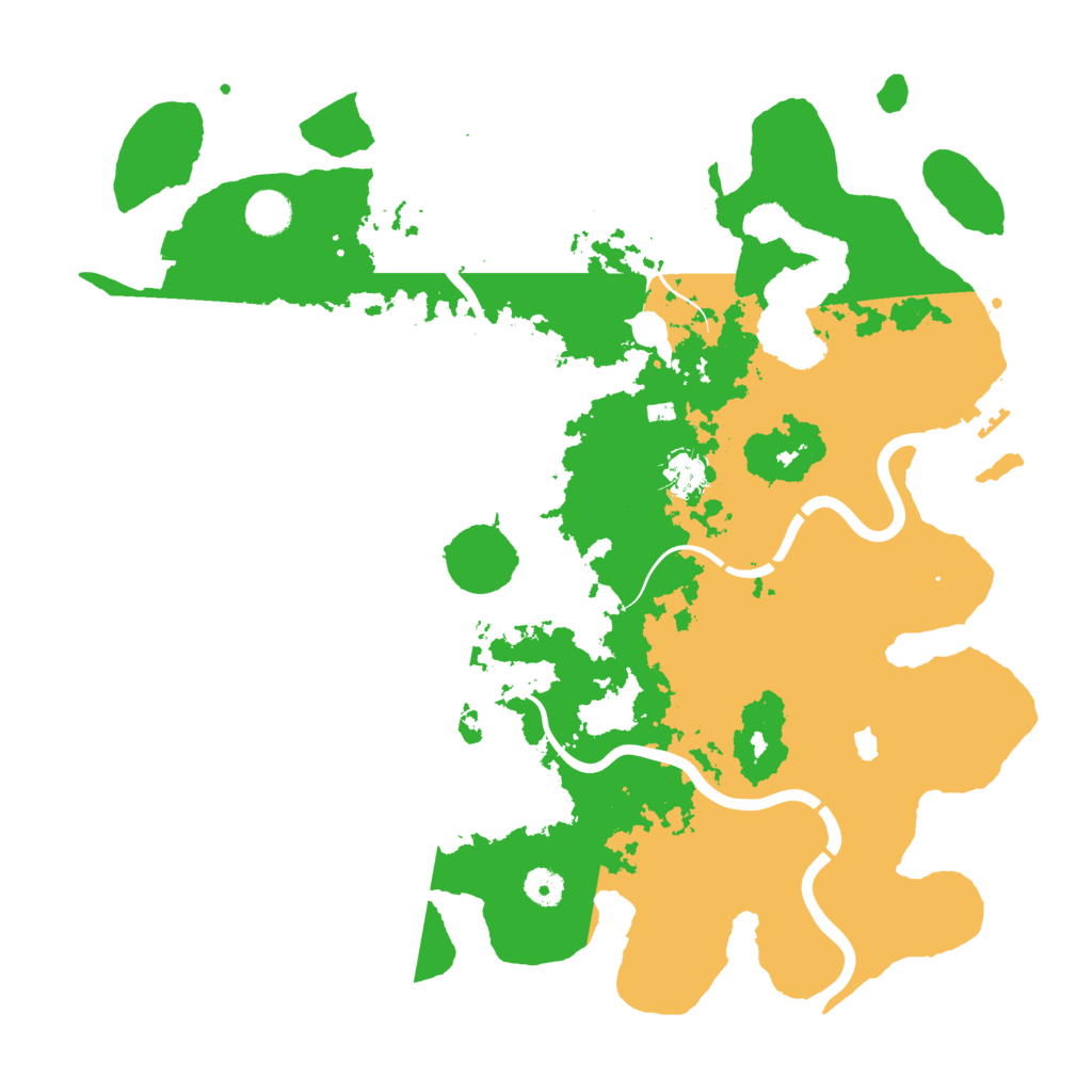 Biome Rust Map: Procedural Map, Size: 4250, Seed: 710744584