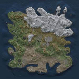 Thumbnail Rust Map: Procedural Map, Size: 3750, Seed: 974962522, 19 Monuments