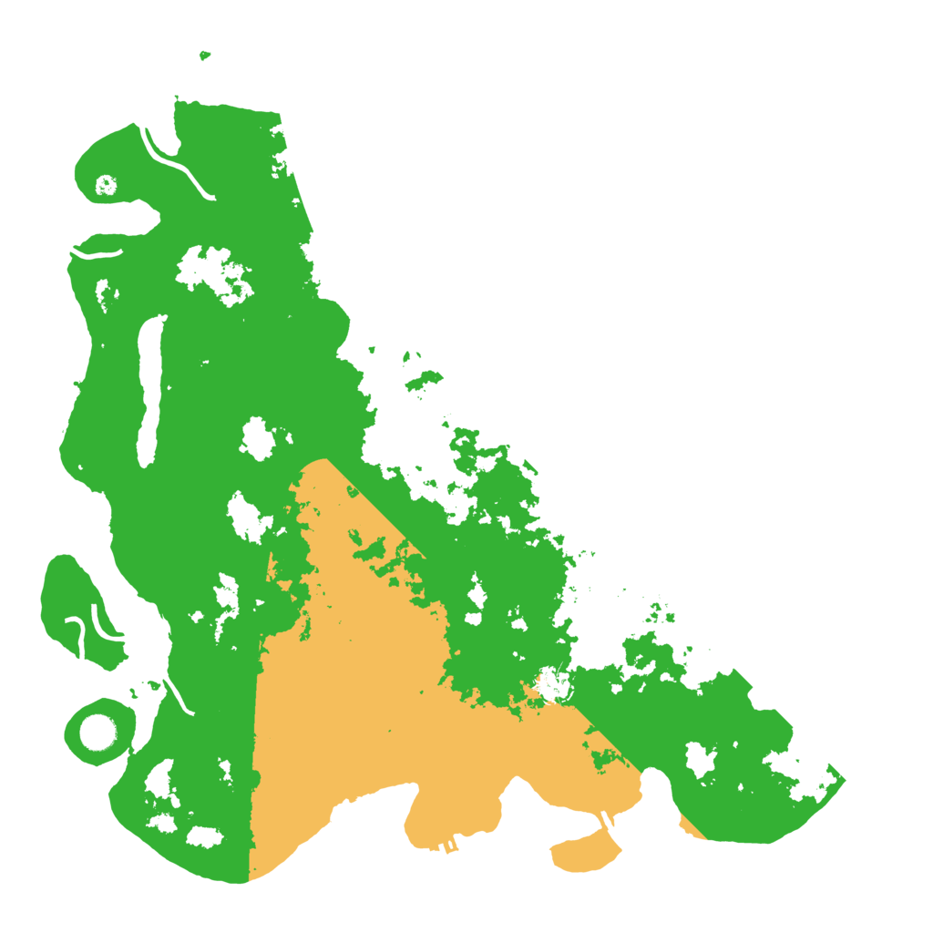 Biome Rust Map: Procedural Map, Size: 4500, Seed: 2055330121